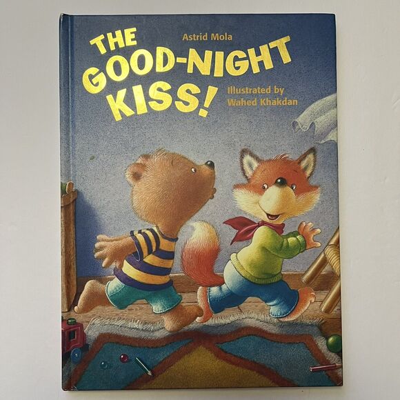 Set Of 2 Childrens Story Books Hardcover The Goodnight Kiss and Library Mouse - Picture 7 of 10